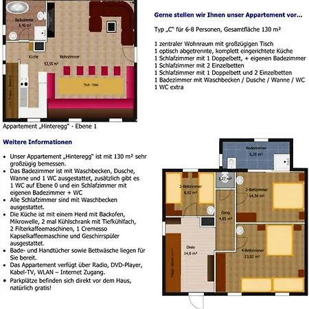 Apartament Scharzenberger Und Hinteregg *